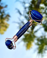 Load image into Gallery viewer, Lapis Lazuli Crystal Facial Roller
